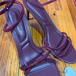 Primark Deep Red Strappy Heels